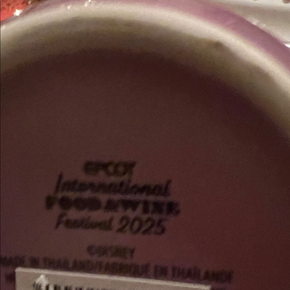 (0354) EPCOT Food & Wine Festival 2025 Plate and Mug Set - Picture 8 of 17
